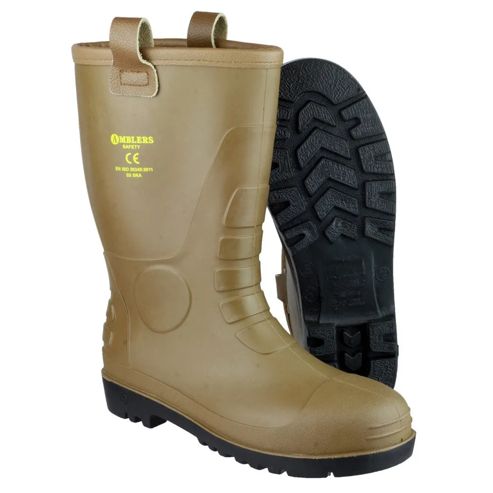 Amblers Safety FS95 Waterproof PVC Pull on Safety Rigger Boot