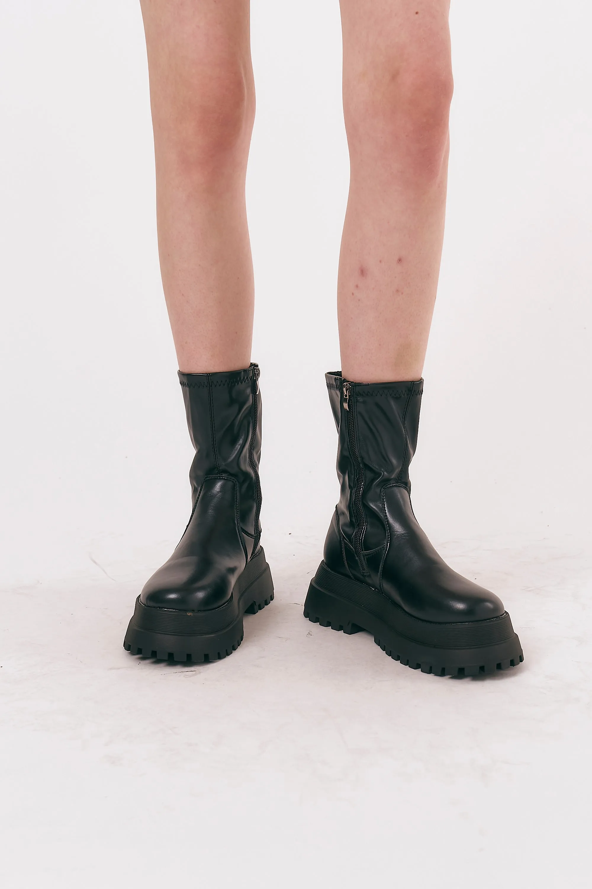 Andy Chunky Calf Boots