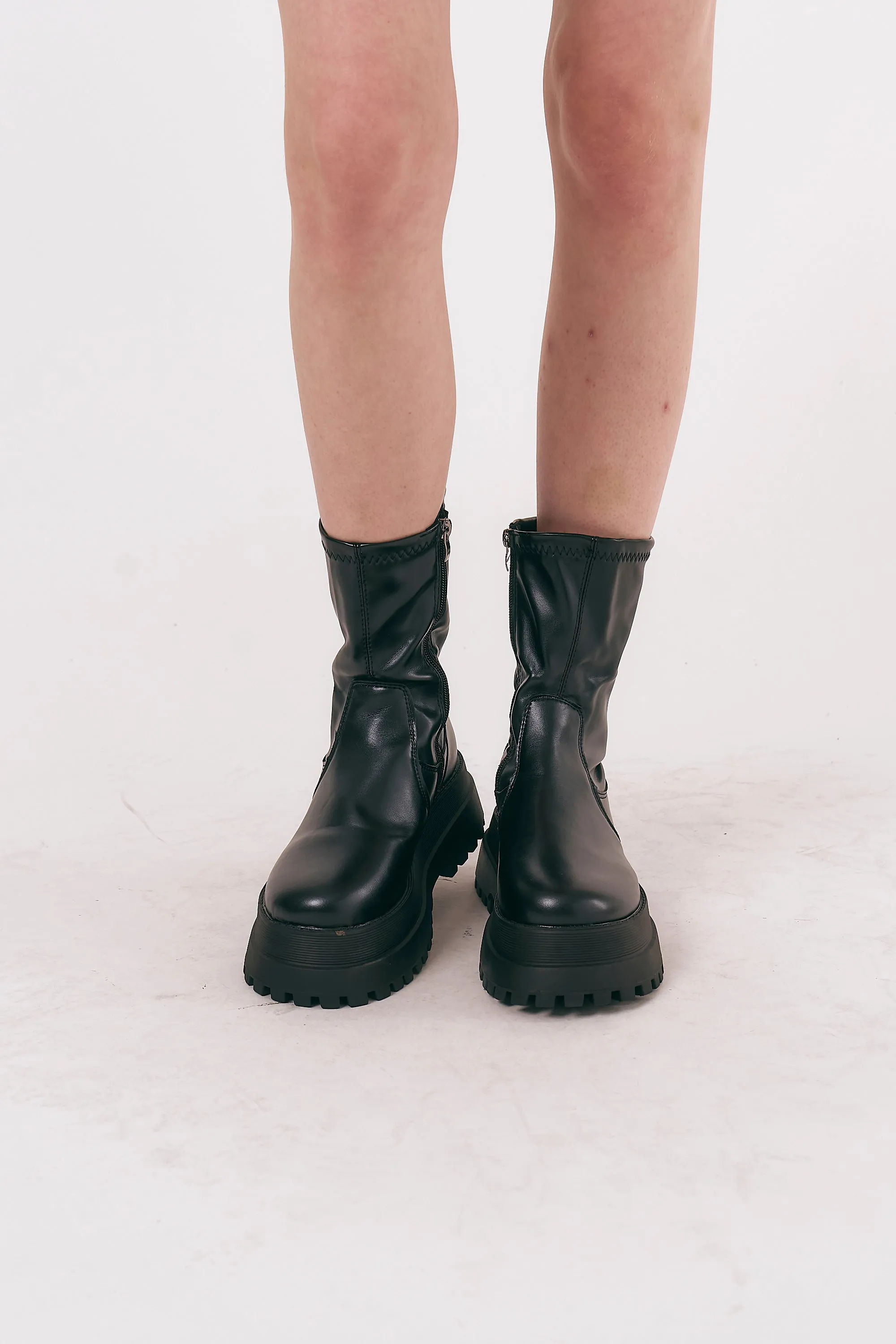 Andy Chunky Calf Boots