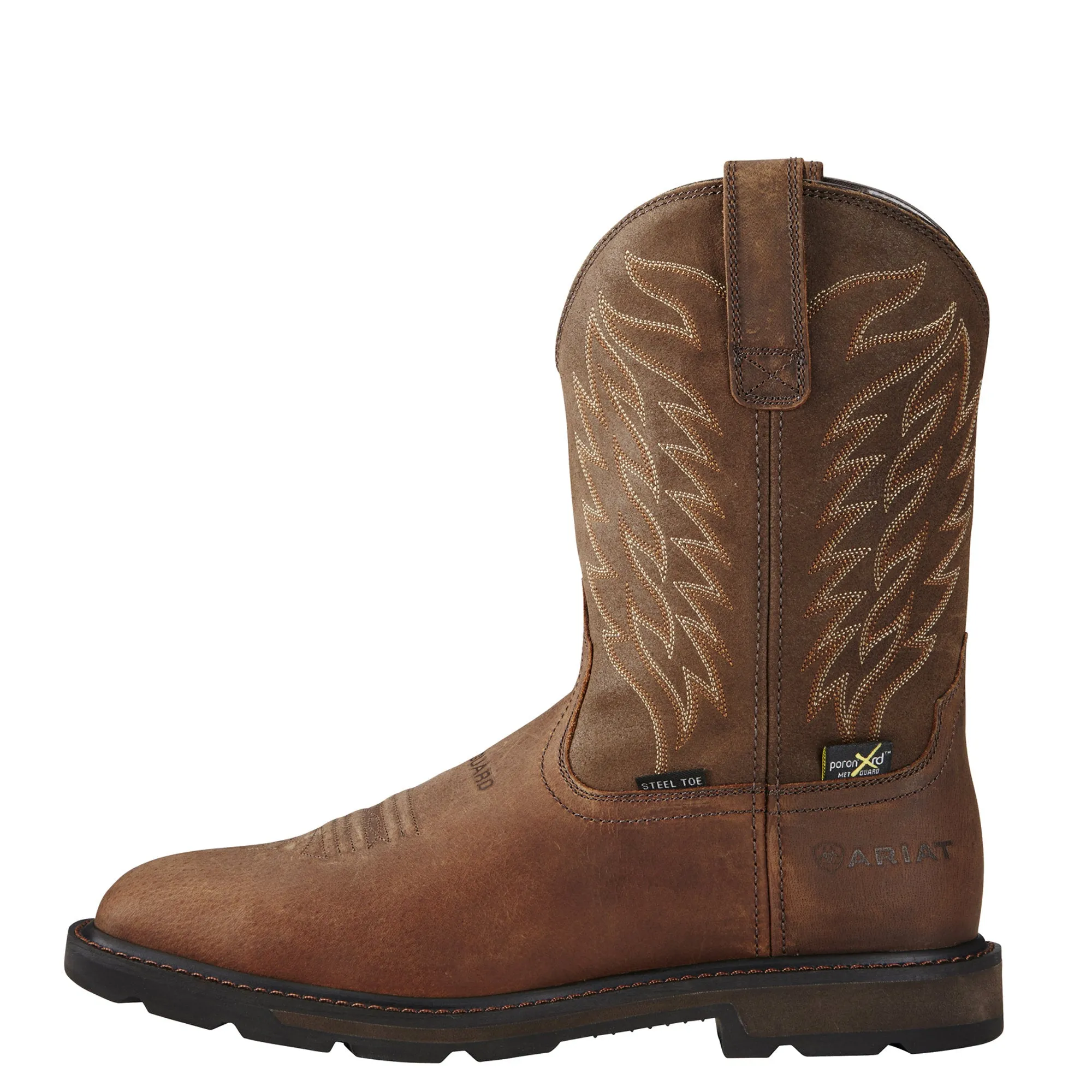 Ariat Groundbreaker Wide Square Toe MetGuard Steel Toe Work Boot