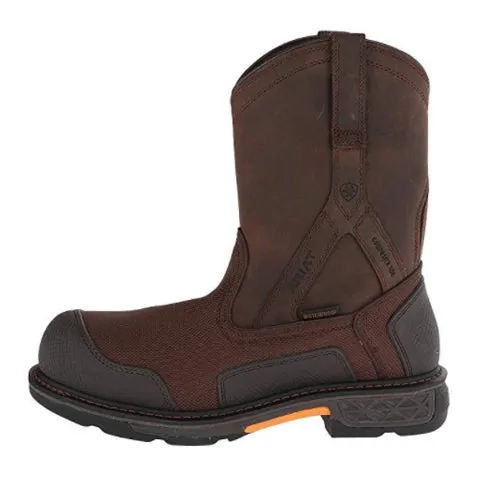 Ariat OverDrive XTR 8" Zip Composite Toe Work Boot (Men) - Oily Distressed Brown