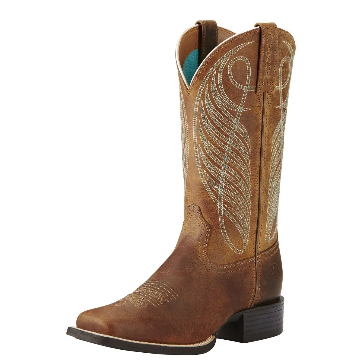 Ariat Womens Round Up WST Powder Brown