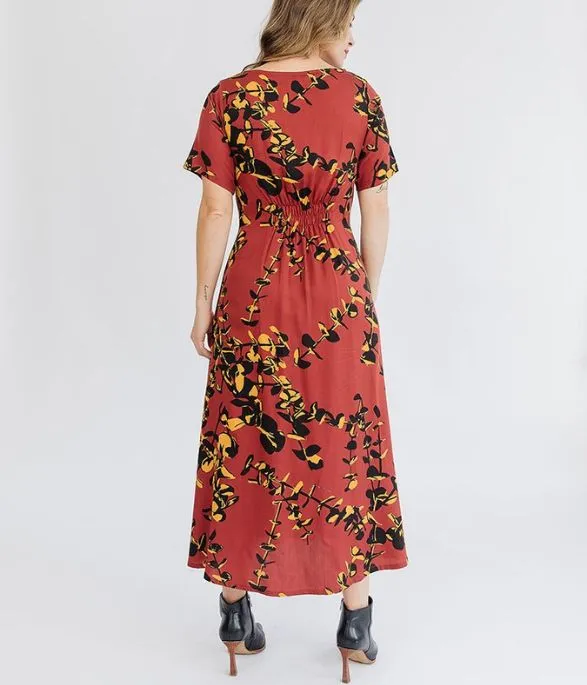 Artsy Traveler Midi Dress