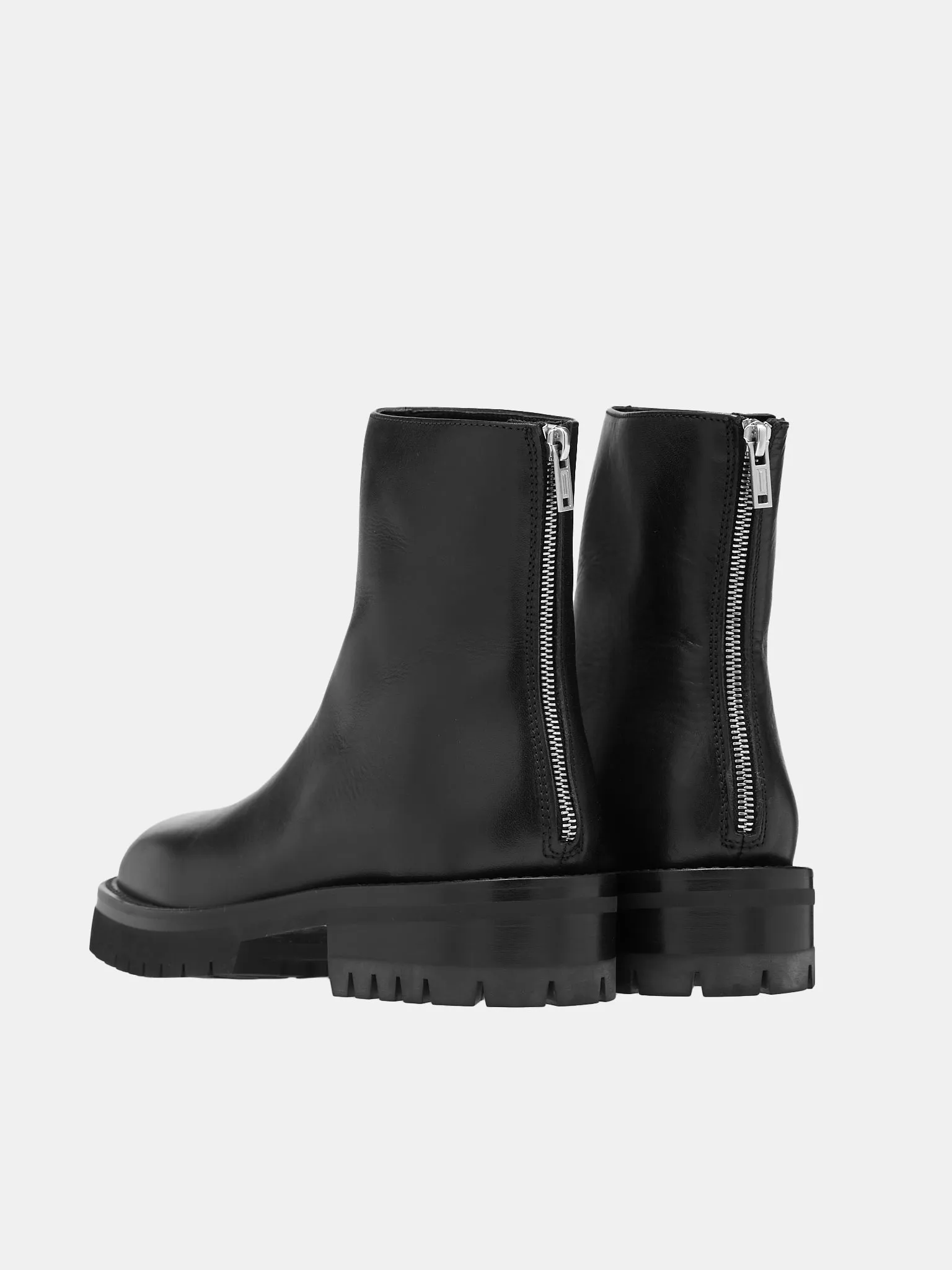 Back Zip Boots (B0011537-LT121-099-BLACK)