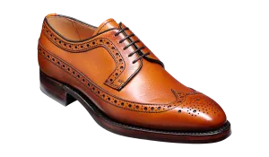 Barker Calvay Classic Long-Wing  Brogue Shoe - Cedar Grain