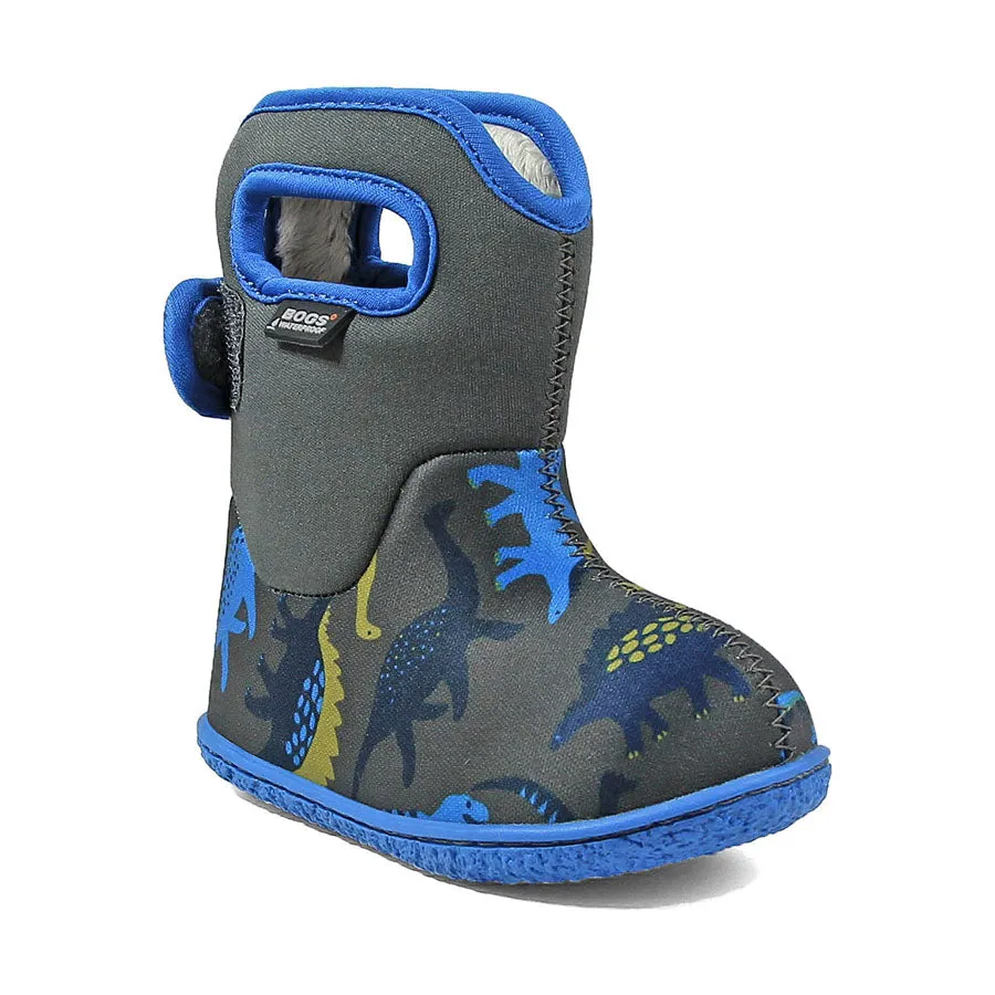 Bogs - Baby Bogs Dino in Dark Grey Multi