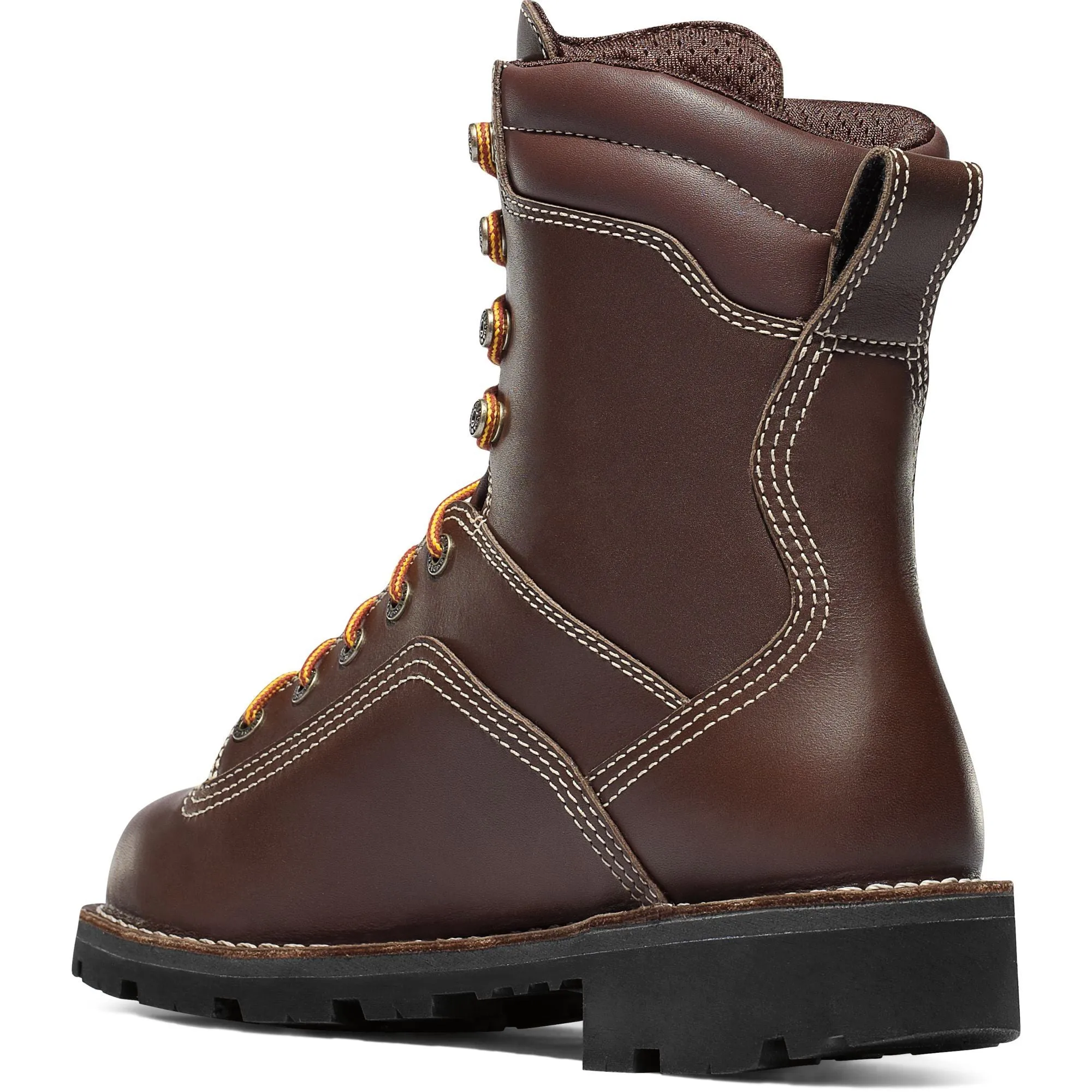 Danner Men's Quarry USA Made 8" Soft Toe WP Work Boot - Brown - 17305