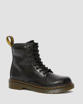 Dr Martens - kids 1460 Black Crinkle Metallic