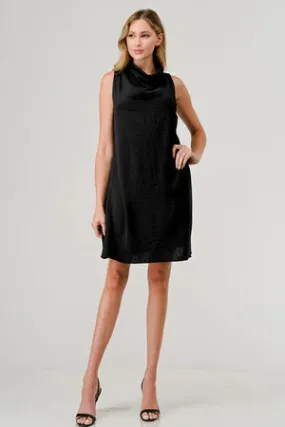 Drape neck dress