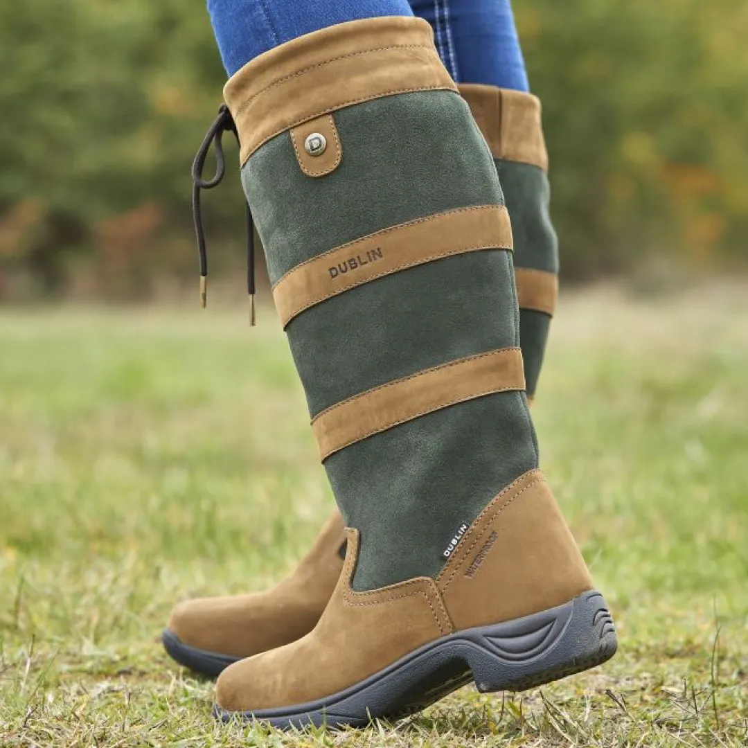 Dublin River Boots III - Dark Brown/Green