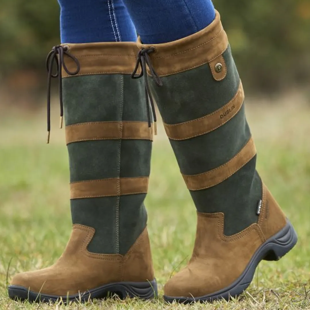 Dublin River Boots III - Dark Brown/Green