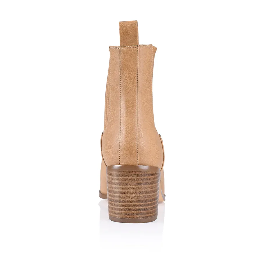 Fillipin Chelsea Ankle Boots - Caramel