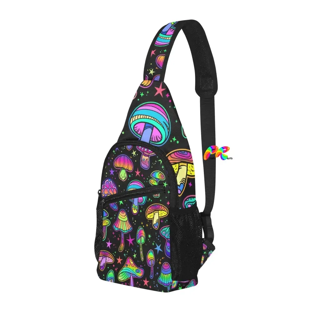 Fungi Dreamscape Rave Chest Bag