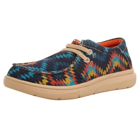 Girl's Ariat Hilo Blue Aztec Casual