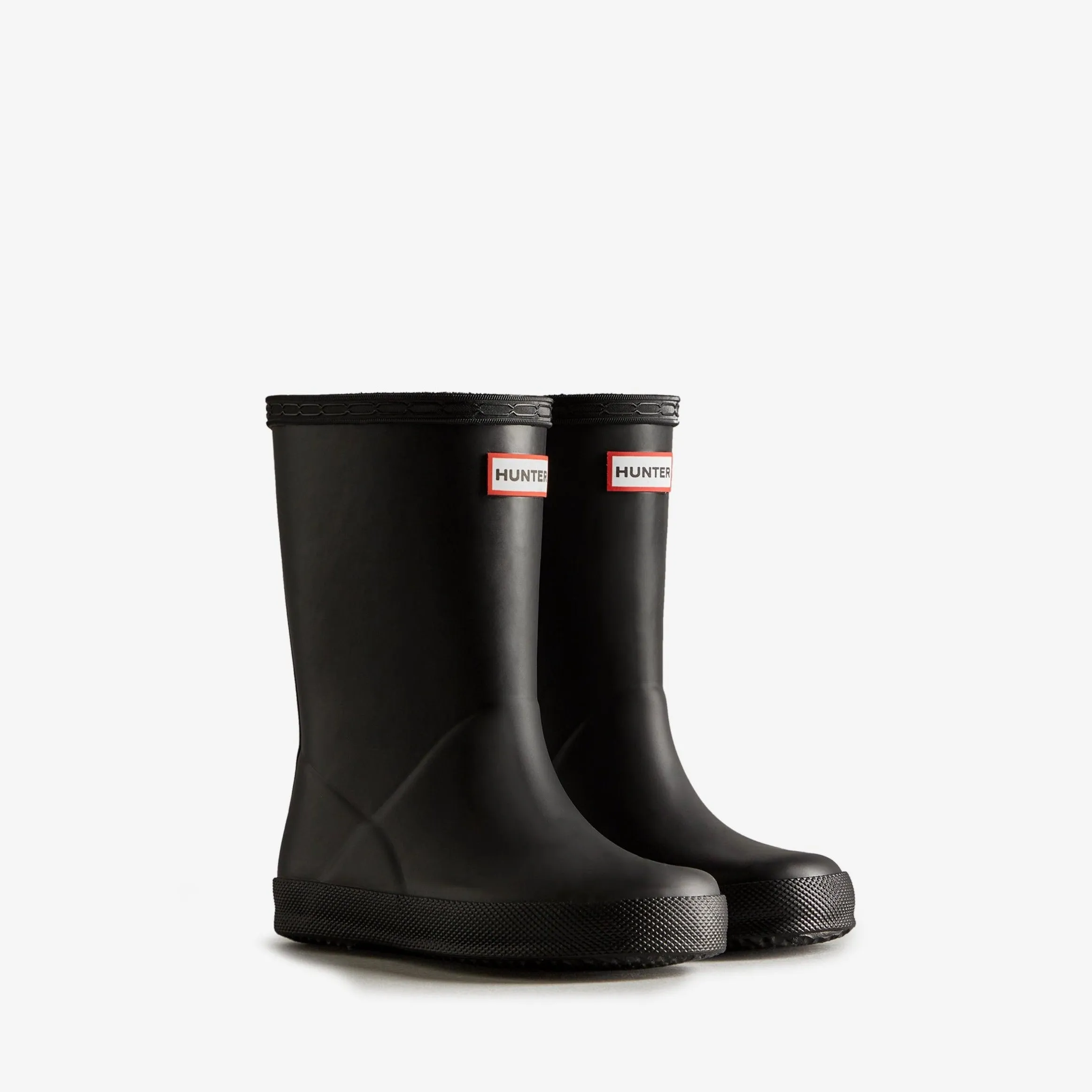 Hunter Black Original Kids First Classic Rain Boot