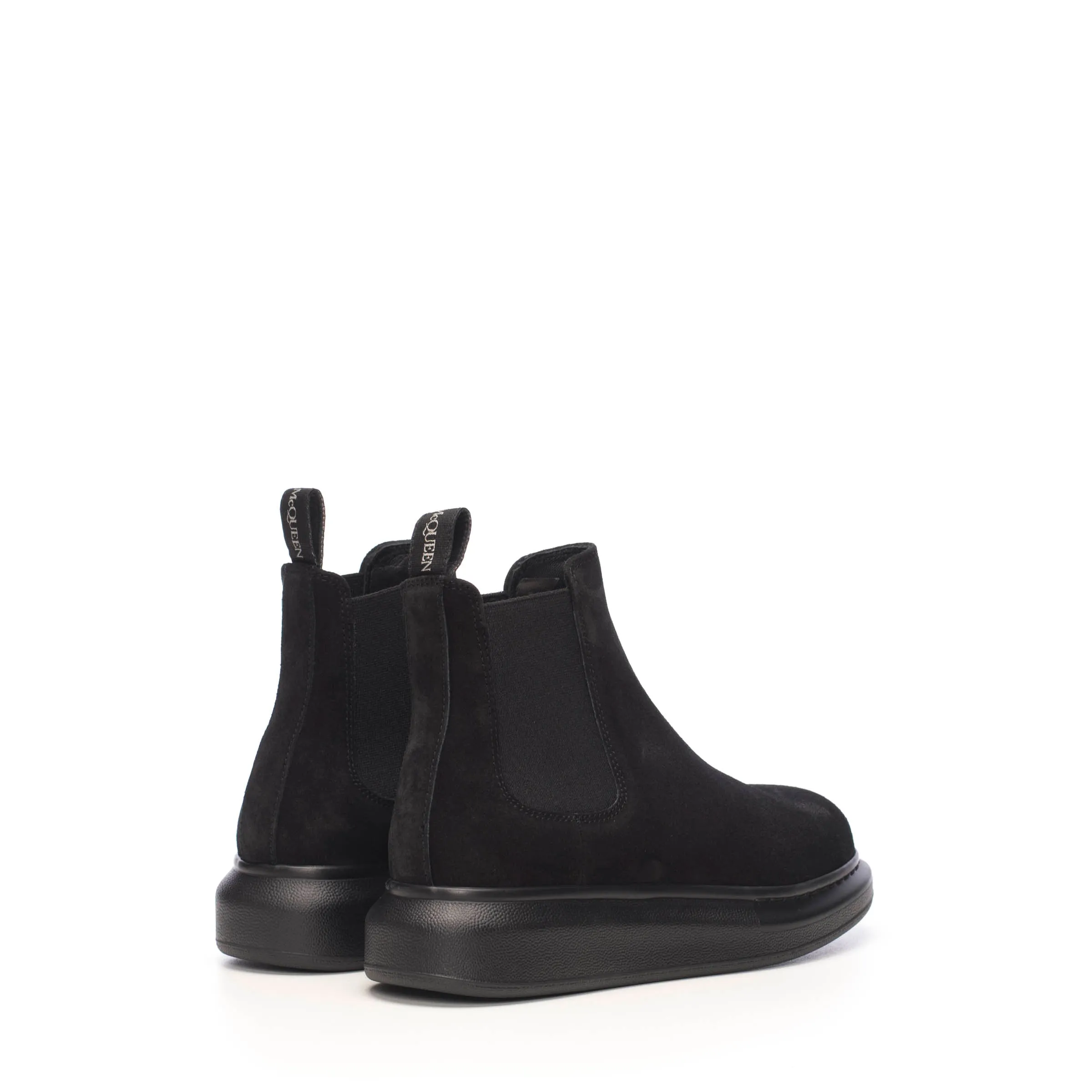 Hybrid Chelsea Boot In Black Suede