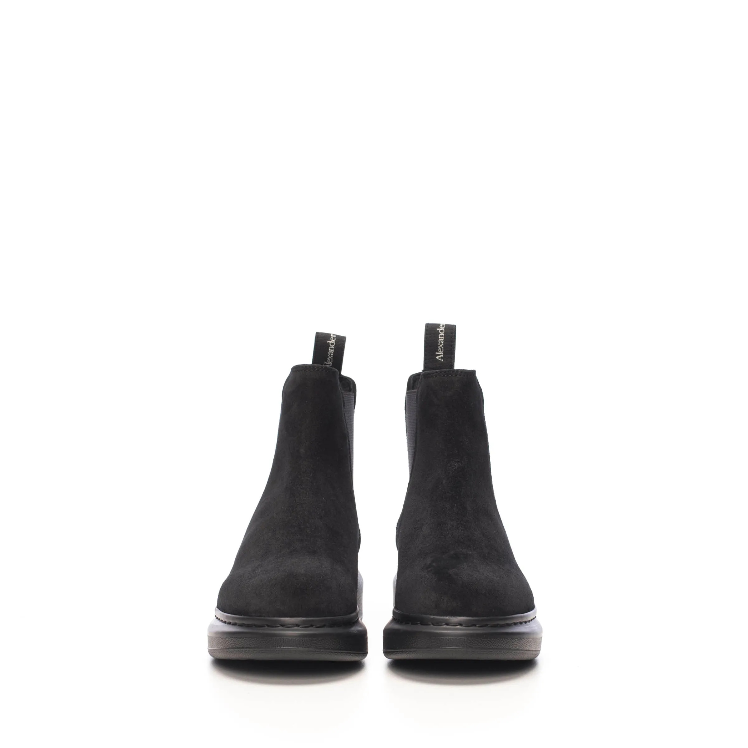 Hybrid Chelsea Boot In Black Suede