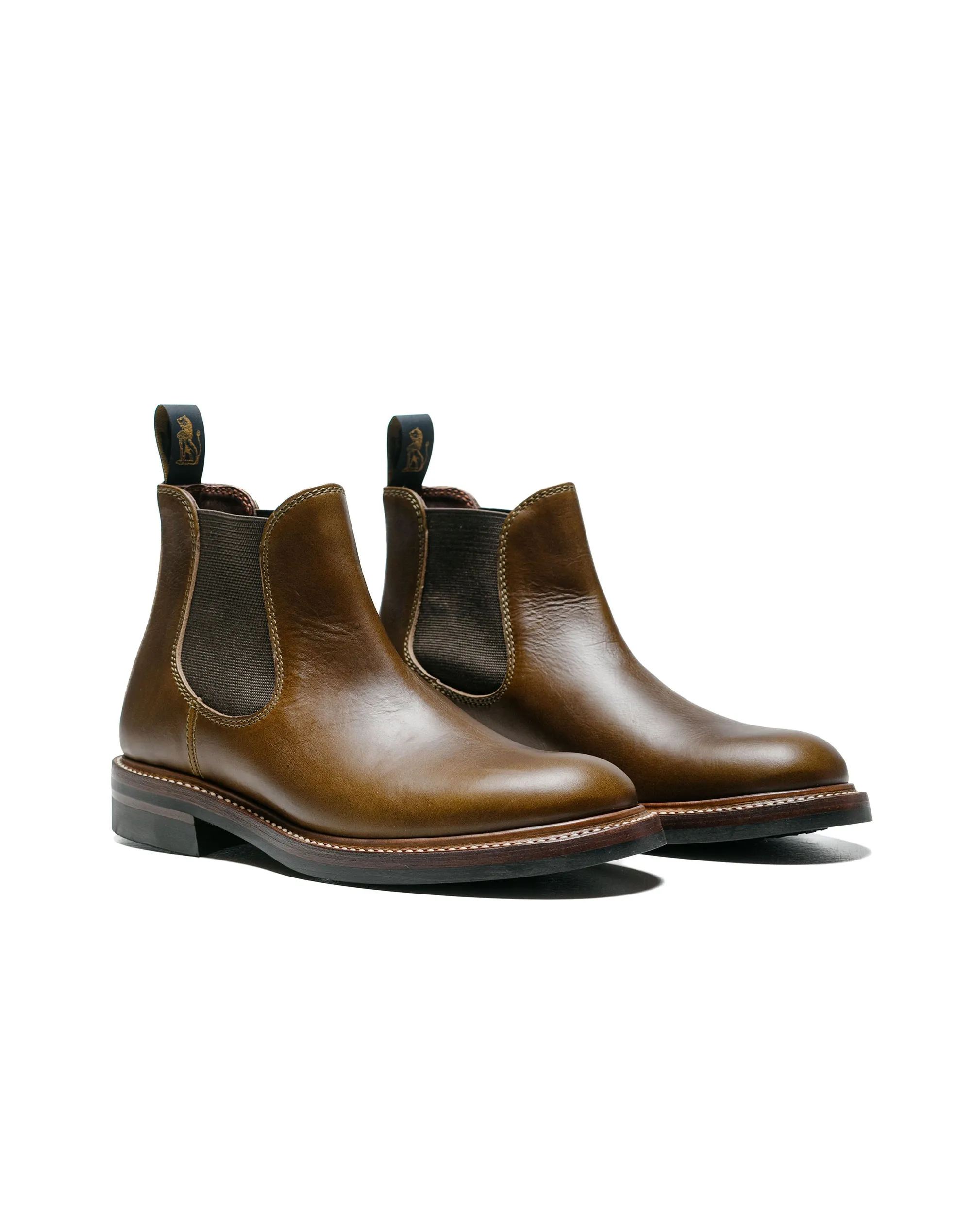 John Lofgren Bootmaker Chelsea Boots Horween CXL Dark Olive