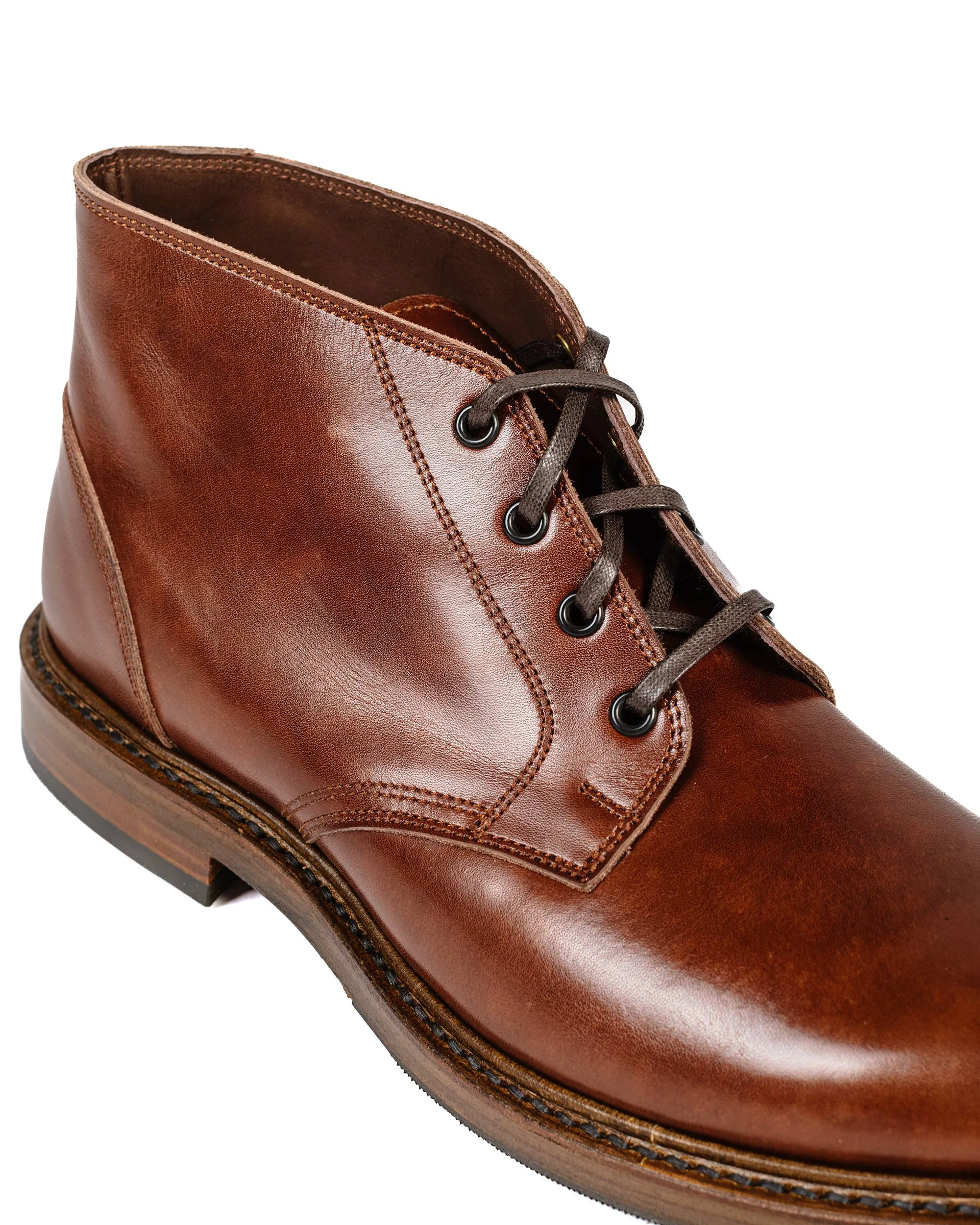 John Lofgren Bootmaker The Steadfast Chukka Boots French Calfskin Brown