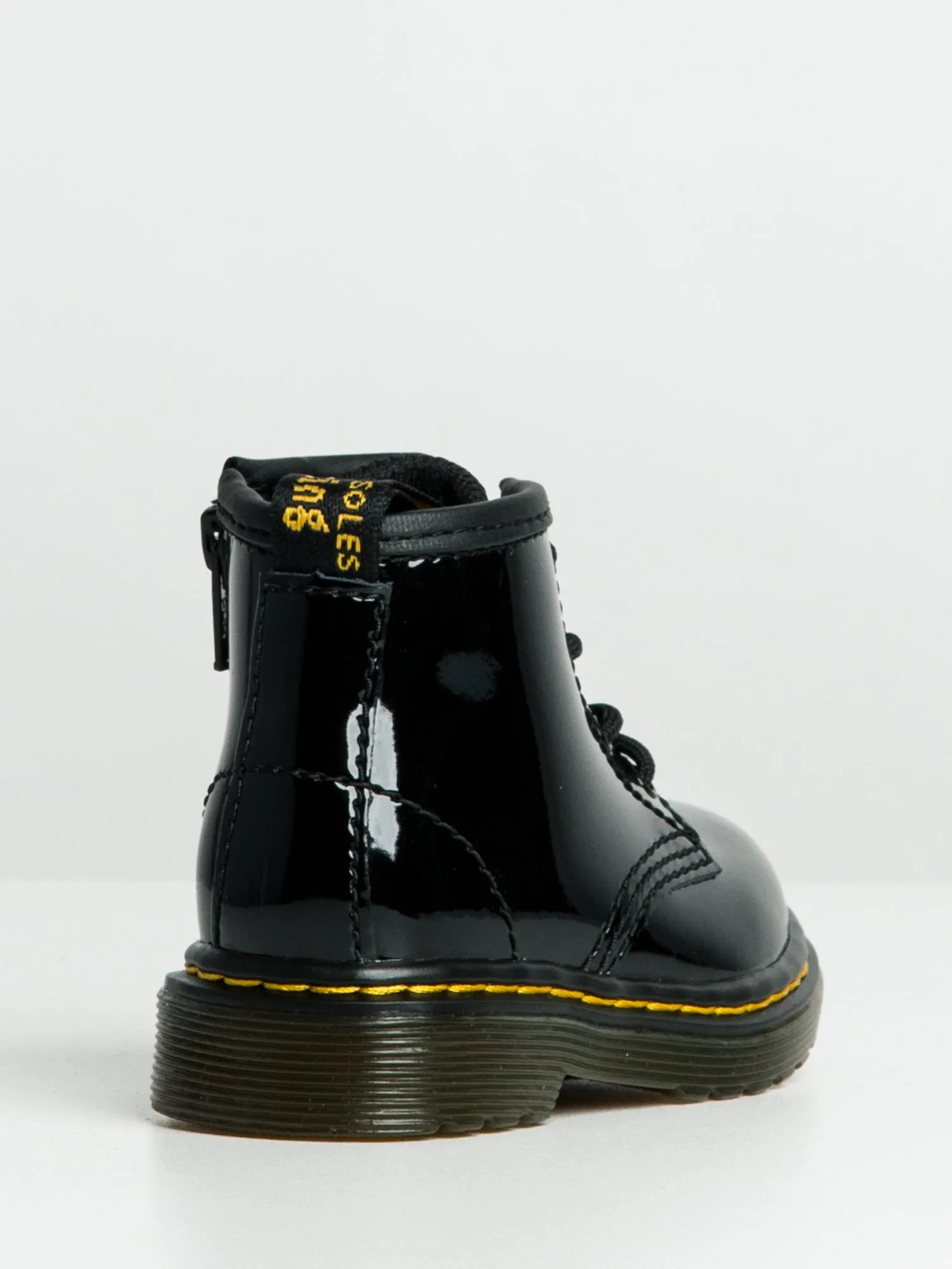 KIDS DR MARTENS 1460 INFANT PATENT BOOTS - CLEARANCE