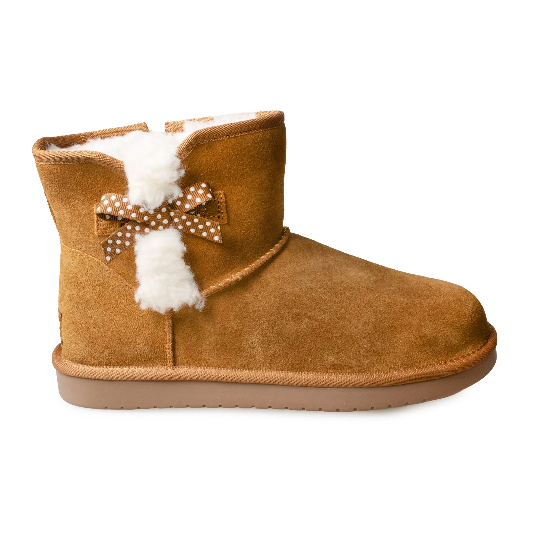 Koolaburra By UGG Victoria Mini Dots Chestnut Boots - Youth