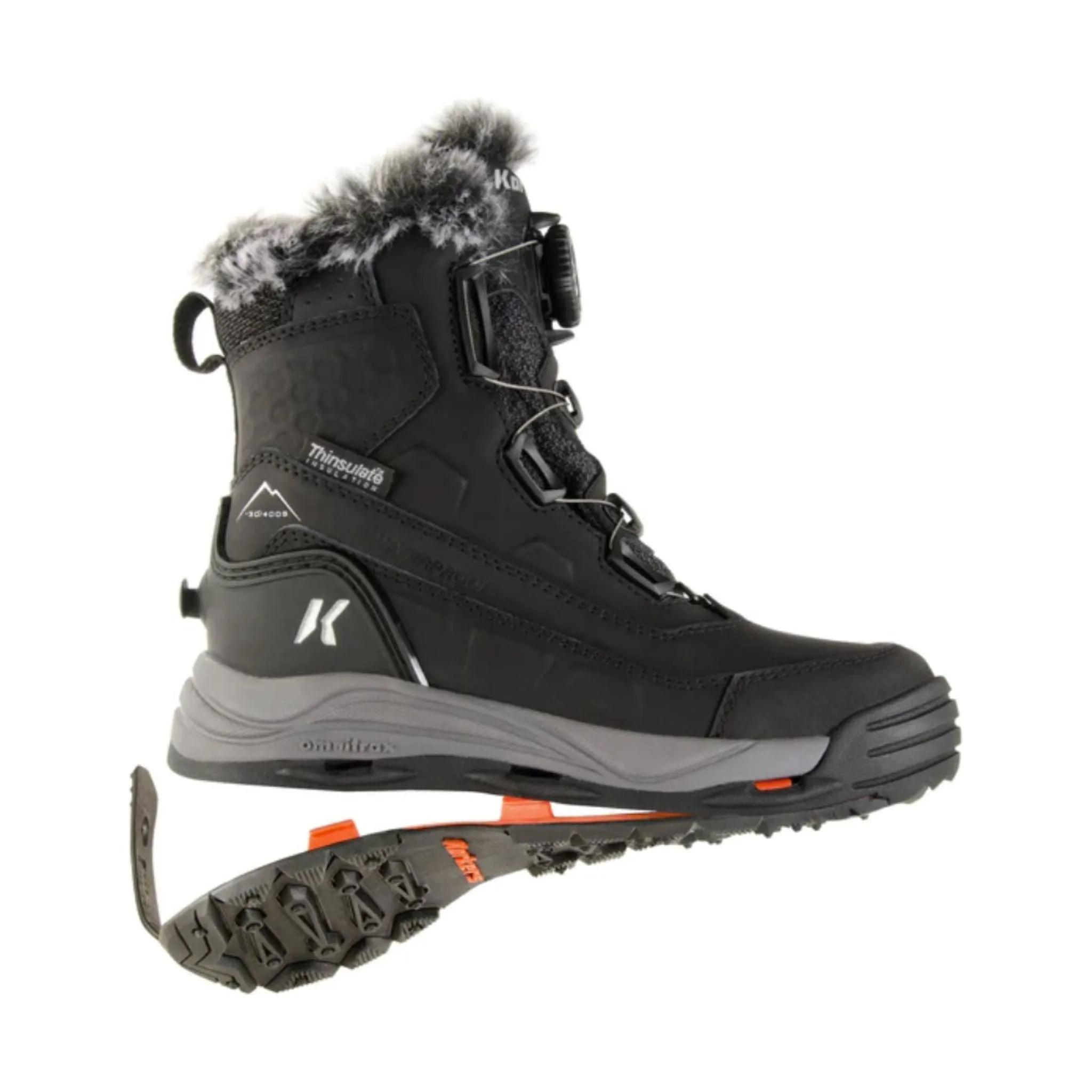 Korkers Women's Snowmageddon Boa Winter Boots - Black