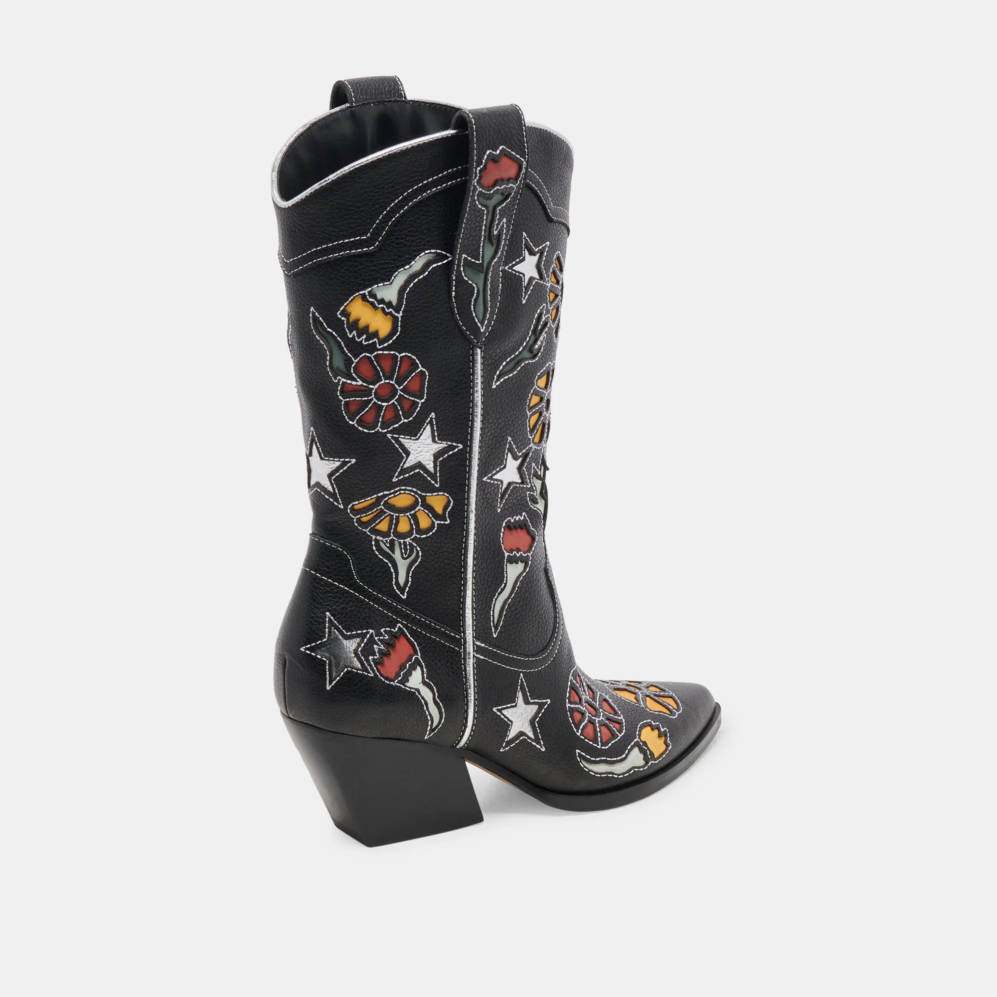 LASSIE BOOTS BLACK MULTI LEATHER