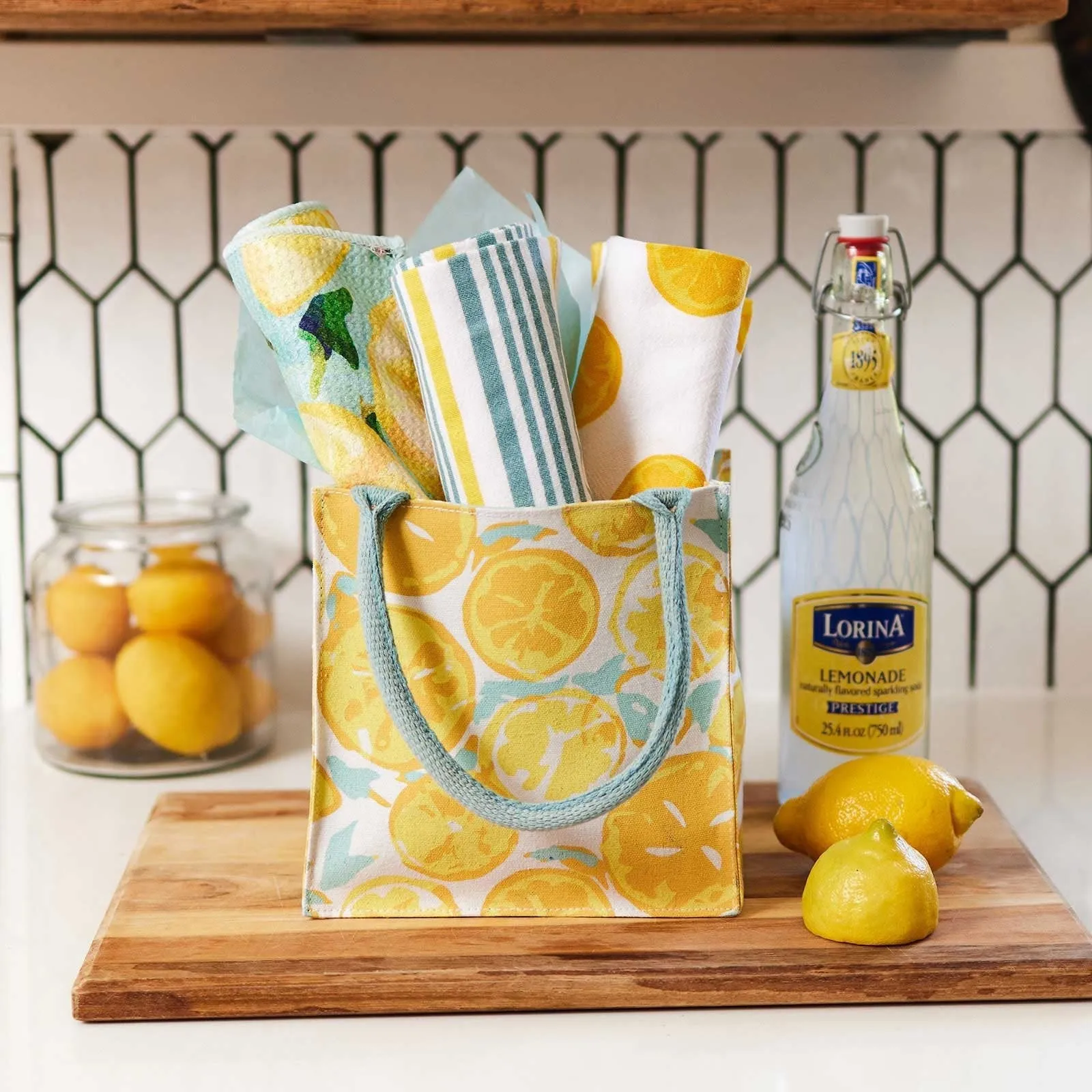 Lemon Slices Reusable Itsy Bitsy Gift Bag