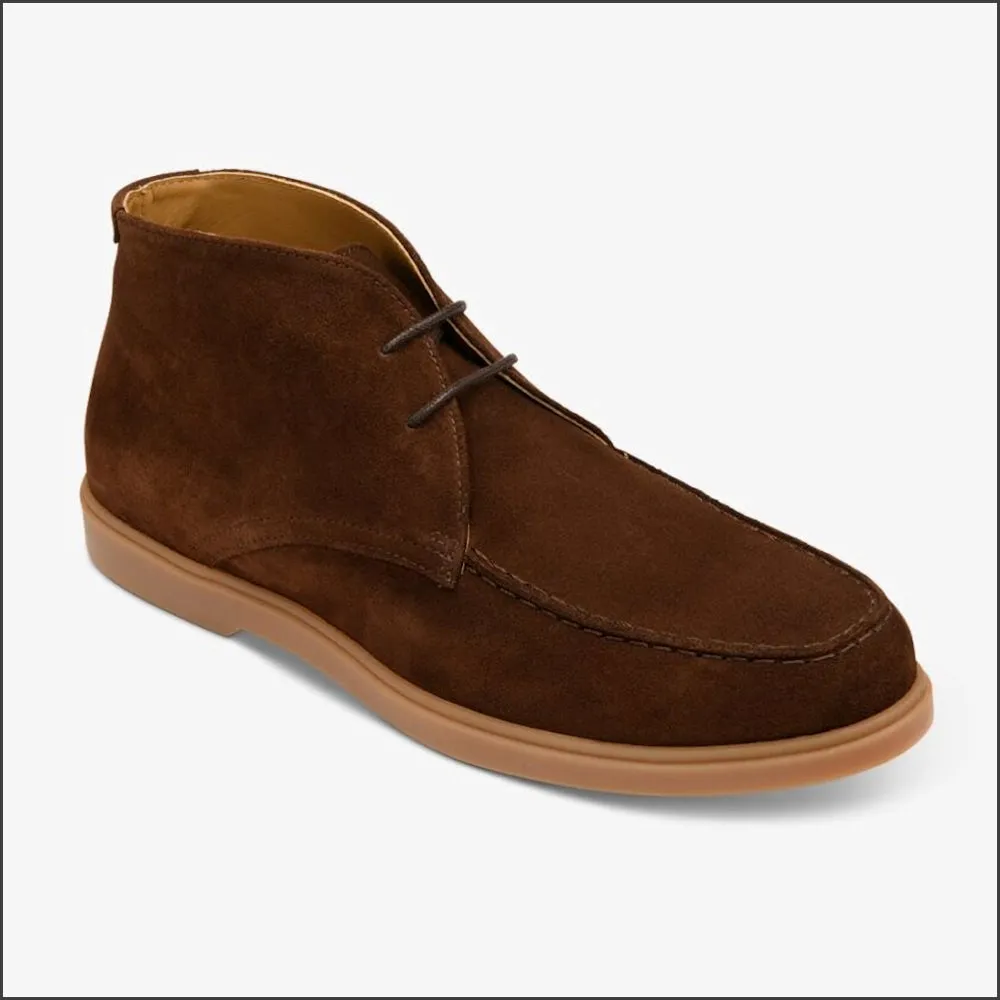 Loake Amalfi Chocolate Brown Suede*