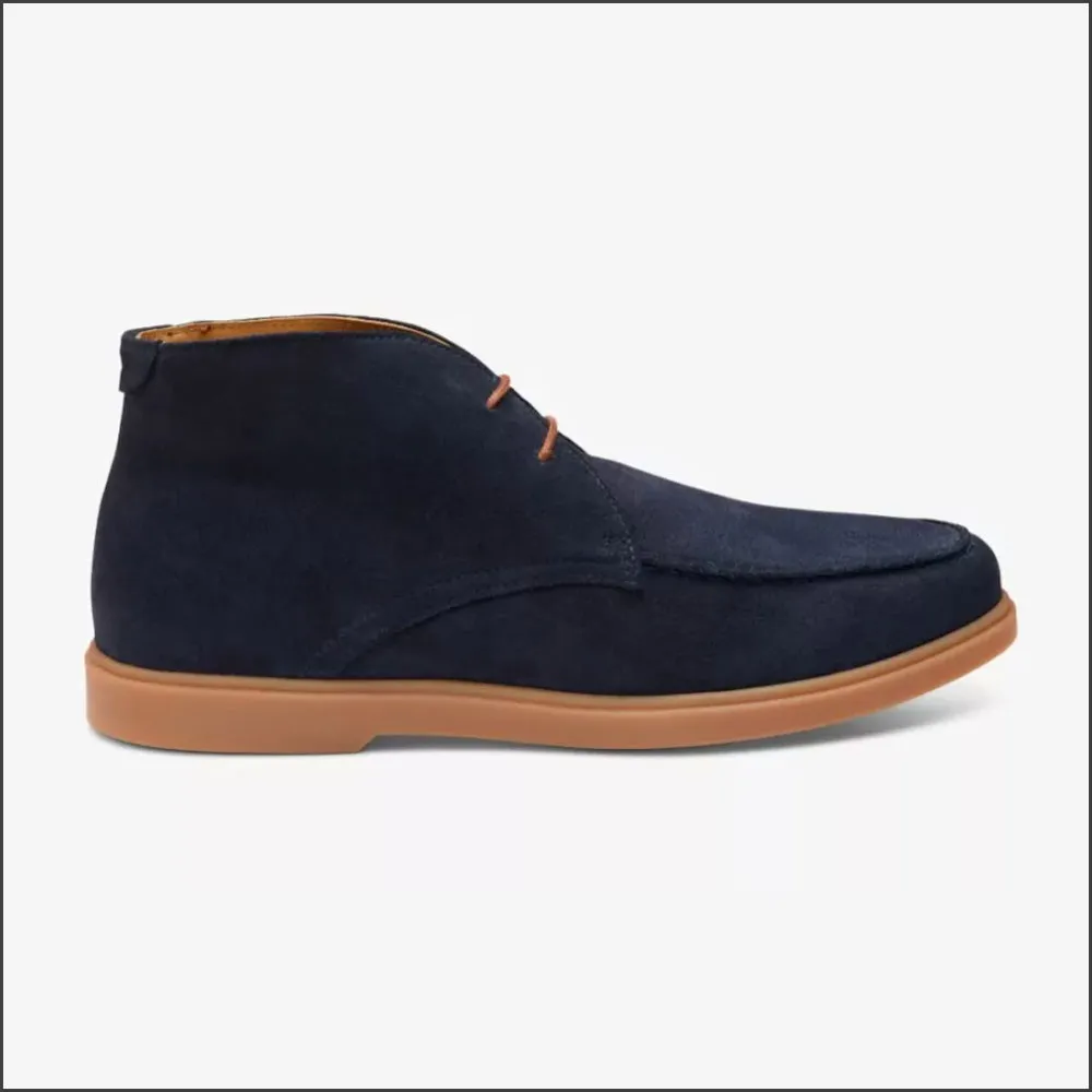 Loake Amalfi Navy Suede*