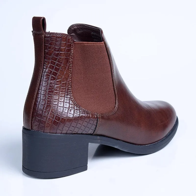 Madison Ali Gusset Boot- Chocolate