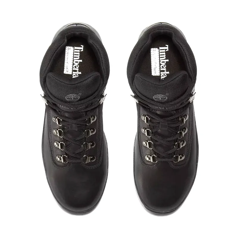 Men's Euro Hiker Waterproof Black Nubuck