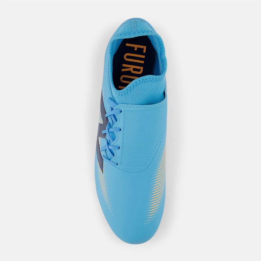 New Balance Furon Dispatch V7  FG Football Boots (Team Sky Blue/Mango)