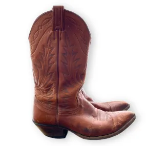 Nocona Brown Distressed Cowboy Boots