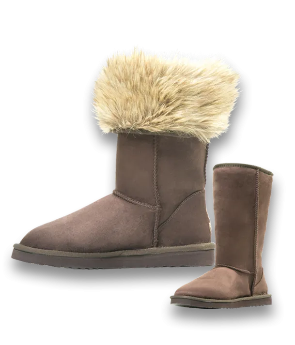 PAWJ Tall Boot | Brown / Wild Cat