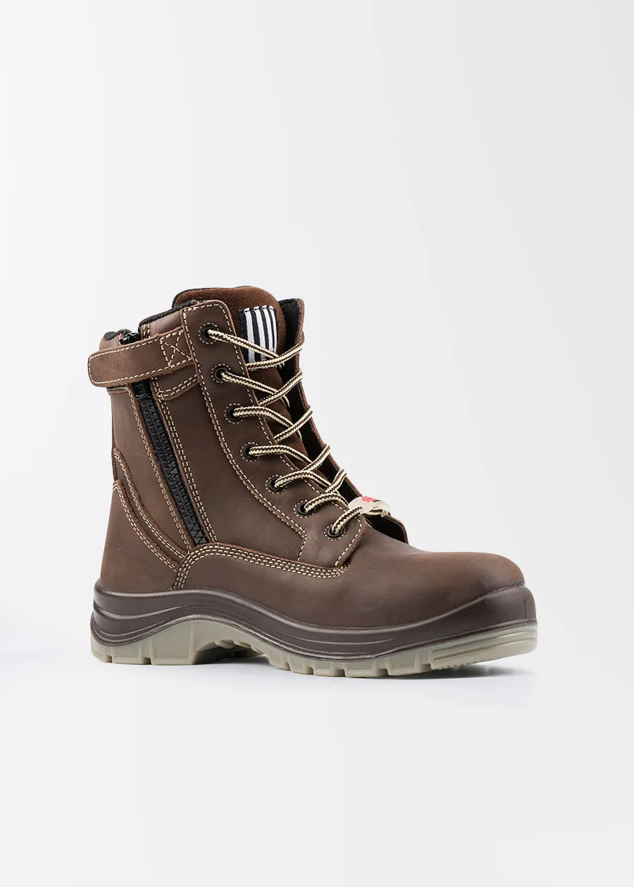 Pursues: women's safety work boots (zip)