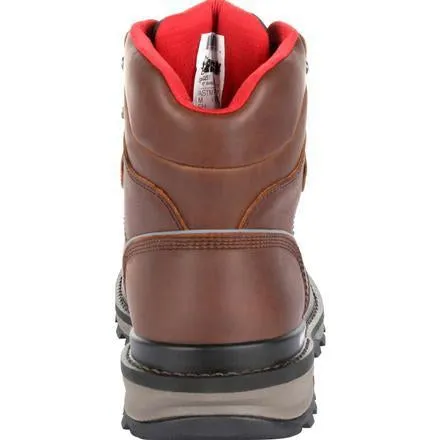 Rocky Men's Rams Horn 6" WP Work Boot - Brown - RKK0259