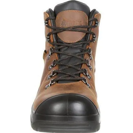 Rocky Men's Worksmart 5" Comp Toe WP Work Boot - Brown - RKK0245