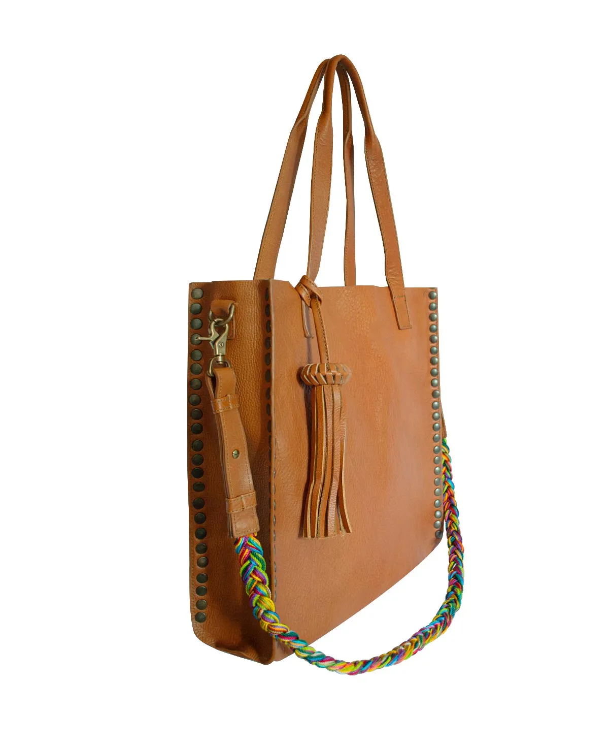 Tote Tan Leather Tzeltal Bis Bag