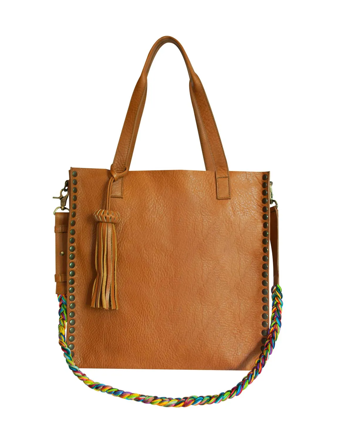 Tote Tan Leather Tzeltal Bis Bag