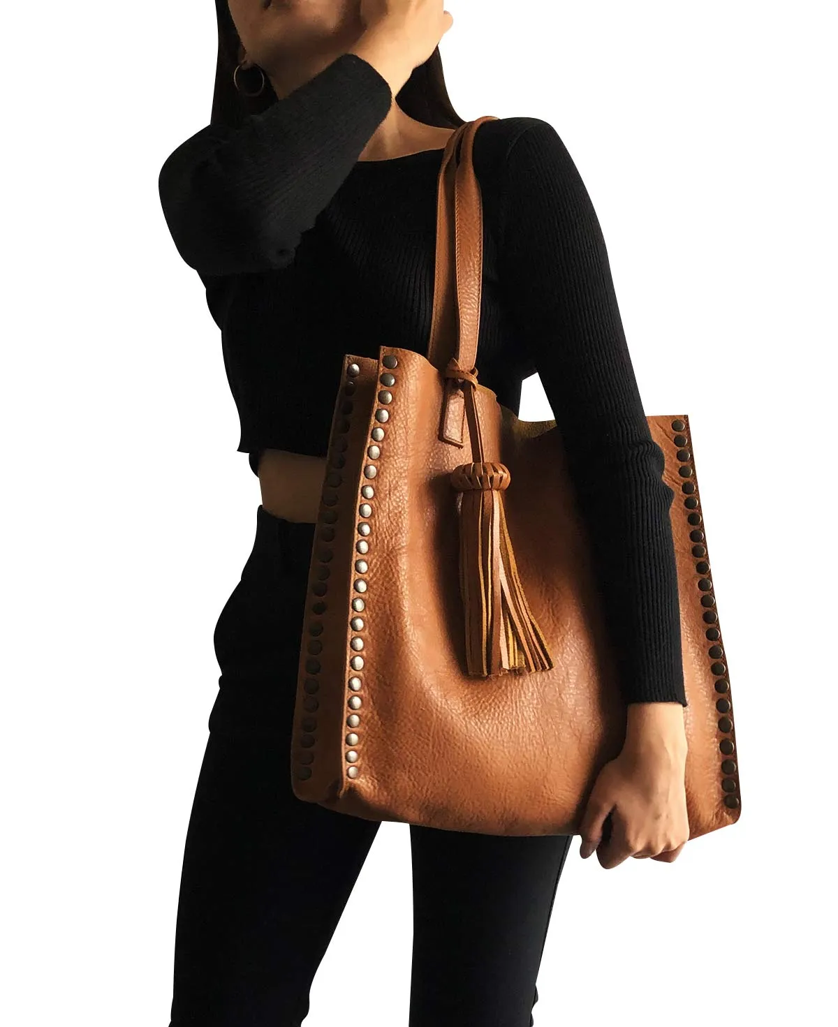 Tote Tan Leather Tzeltal Bis Bag