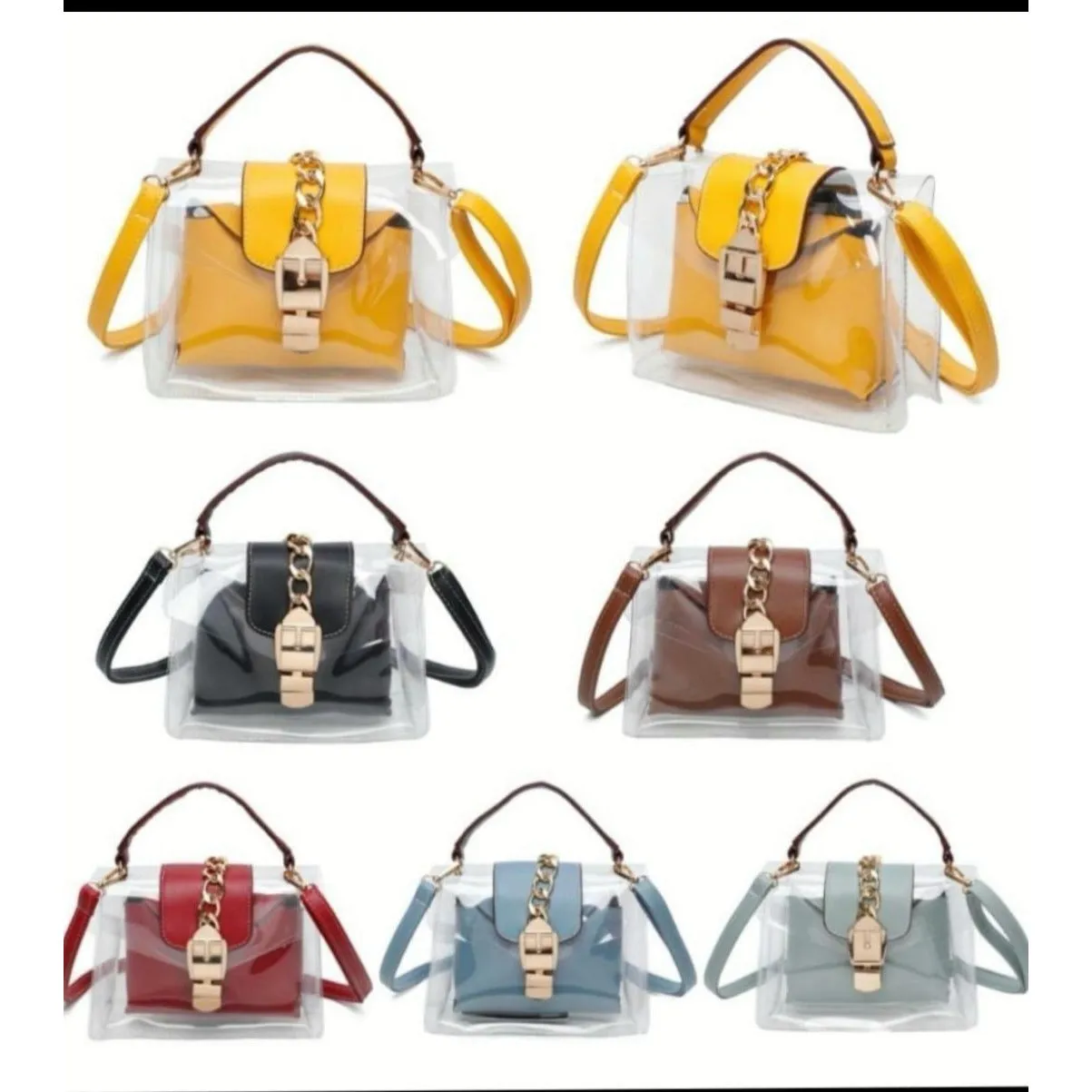 Transparent Crossbody Bags