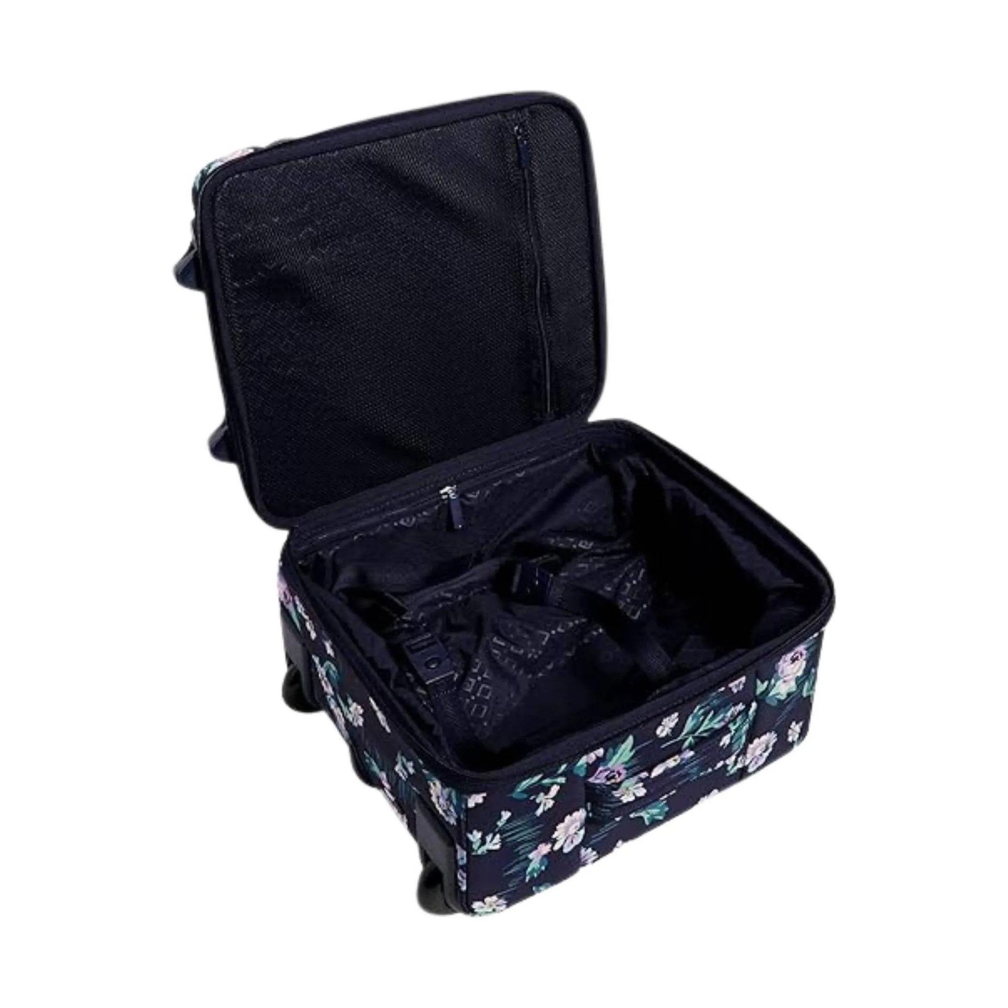 Vera Bradley Underseat Rolling Work Bag - Navy Garden